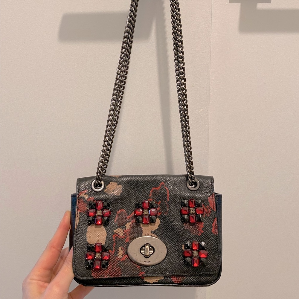 Coach Mini Bag Leather Gemstones